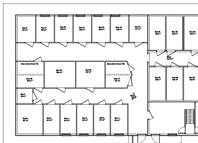 Plan 1 i fjøs